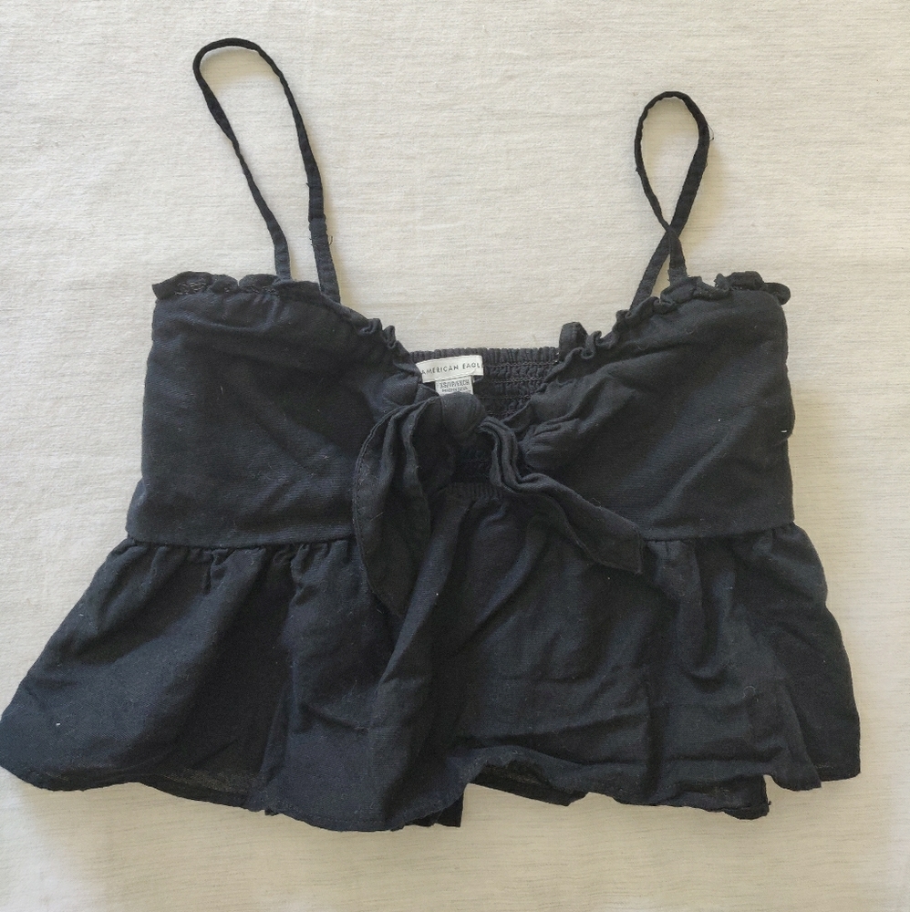 Tie Front Crop Top